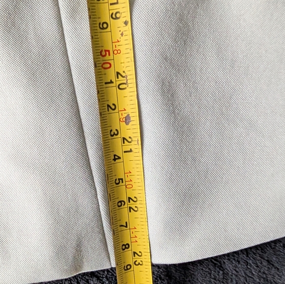 Sage Green Open Front Scuba Blazer Floral Lining Office Casual Feminine Sz S - Picture 11 of 15